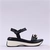 Una Healy Skater Boy Wedge Sandal - Vinyl